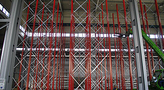 cantilever racking, storage of aluminium