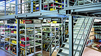 mezzanine floors for DIY stores