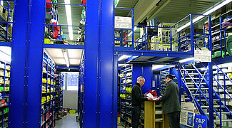 mezzanine floors for DIY stores