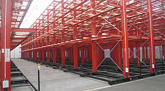 mobile cantilever racking