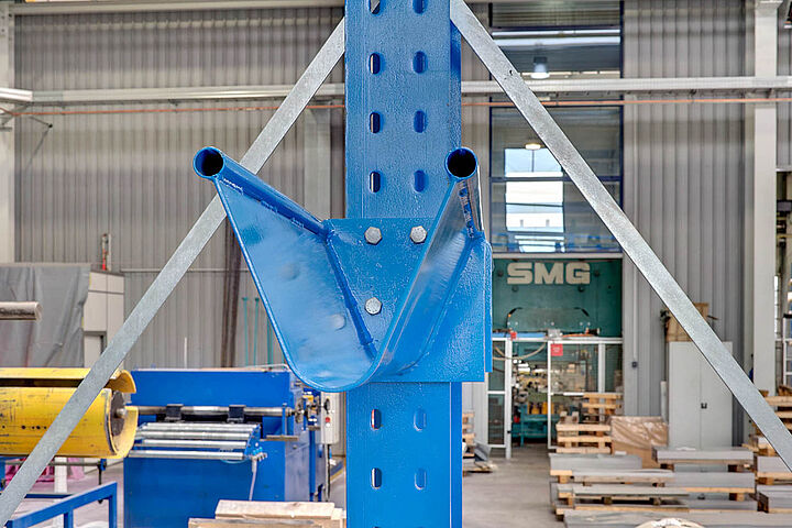 cantilever racking for coil storage
