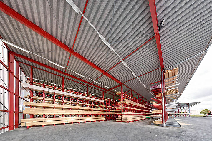 cantilever racking warehouse