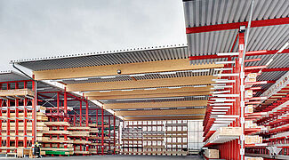 cantilever racking warehouse