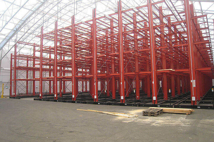 mobile cantilever racking