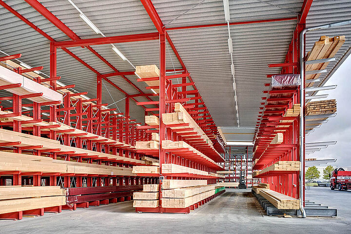 cantilever racking warehouse