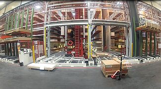 cantilever racking, automated warehouse, stacker crane