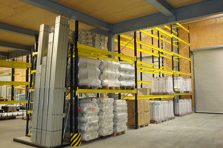 pallet racking and vertical racking