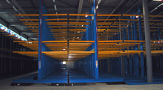 mobile racking system, cantilever racking