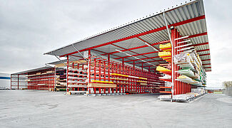 cantilever racking warehouse