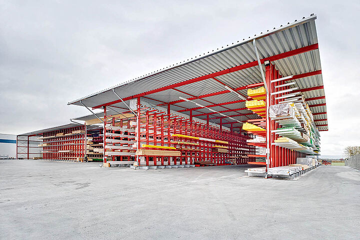 cantilever racking warehouse