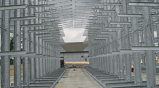 cantilever racking, galvanized