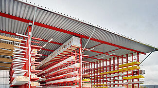 cantilever racking warehouse