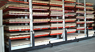 mobile cantilever racking